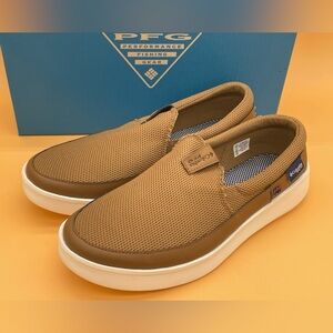 New Columbia Men Boatside Breathe PFG Boat Shoes Delta Nocturnal Casual
